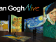 Van Gogh Alive logo and image of gallery