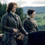 Actors portraying Jamie and Claire in "Outlander"
