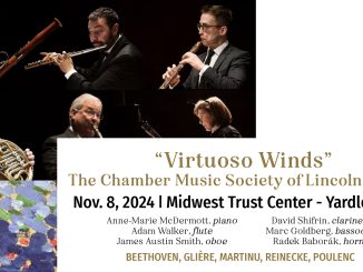 "Virtuoso Winds" - the Chamber Music Society of Lincoln Center - November 8 - 7 PM